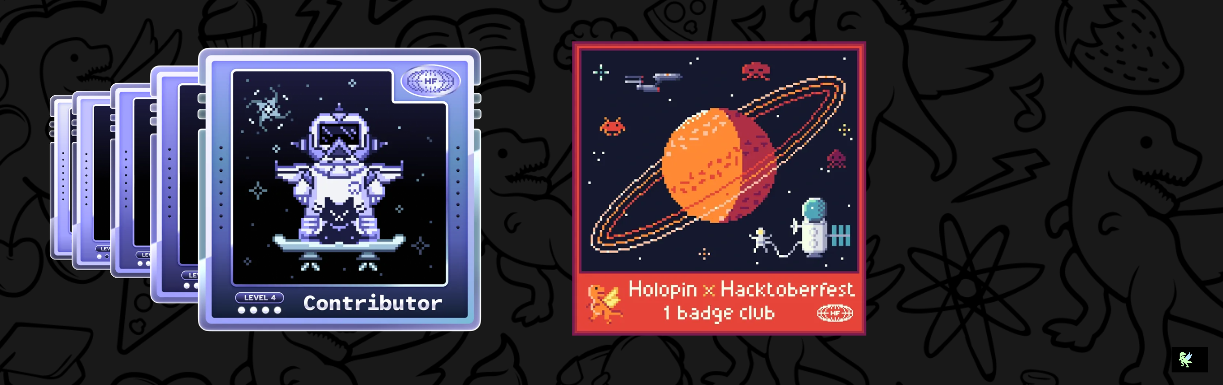 An image of @pavancodes05's Holopin badges, which is a link to view their full Holopin profile