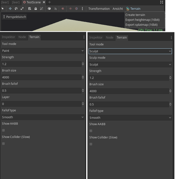 Construction of Terrain Editor 2