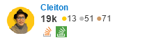 profile for Cleiton at Stack Overflow, Q&A for professional and enthusiast programmers