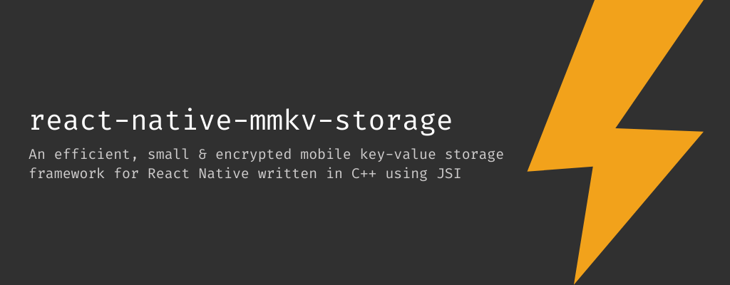 react native mmkv storage