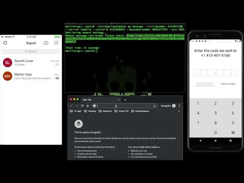 Compromising Signal with voicemailcracker