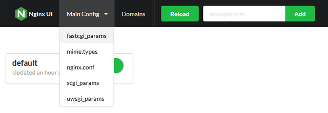 Image of Nginx UI