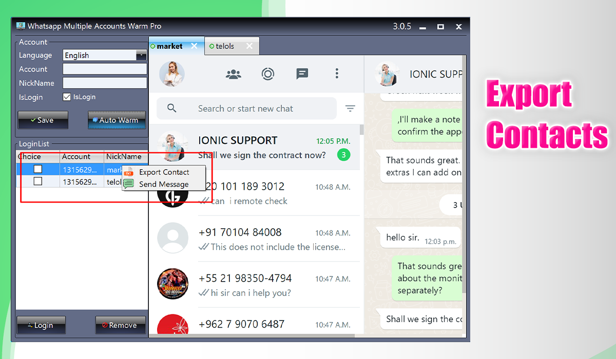 Whatsapp Multiple Accounts Warmer Pro+KeyGen-Full Reseller Warm up New WhatsApp Number,WhatsApp Warmup Tool,whatsapp warmer free,whatsapp warmup