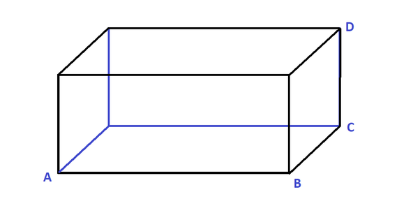 An example of a rectangular cuboid region