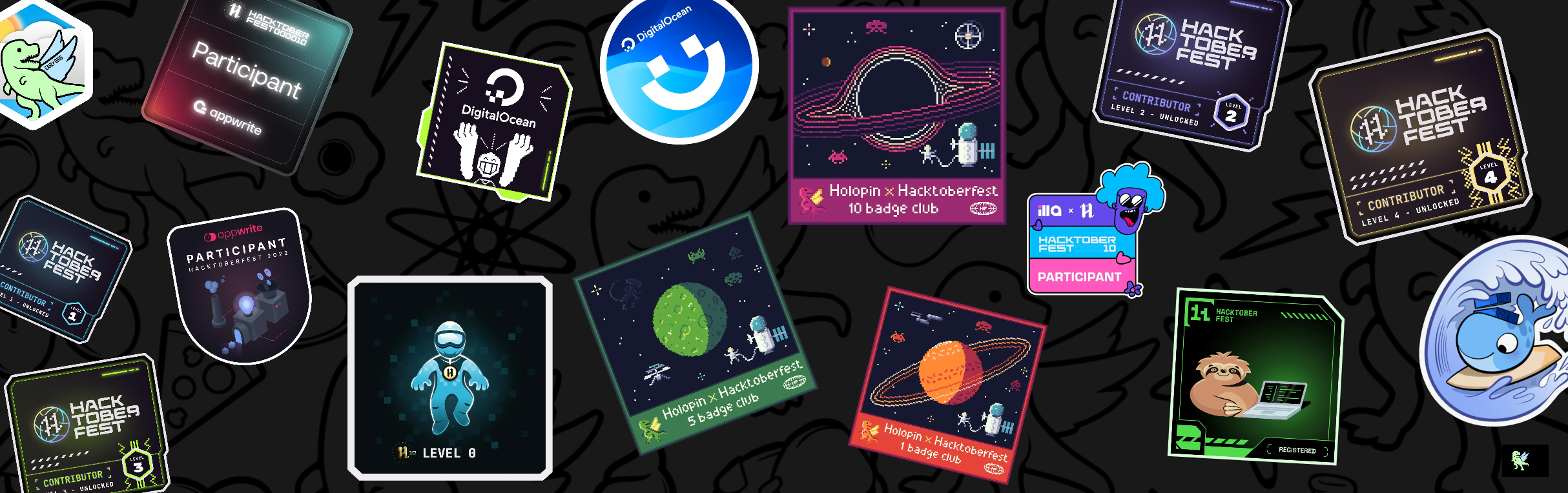 An image of @pratham891's Holopin badges, which is a link to view their full Holopin profile