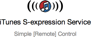 iTunes S-expression Service: Simple [Remote] Control