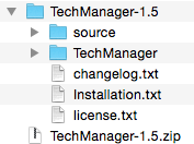 Contents of TechManager archive