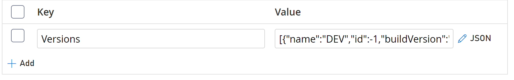 Versions in Internal Title Data