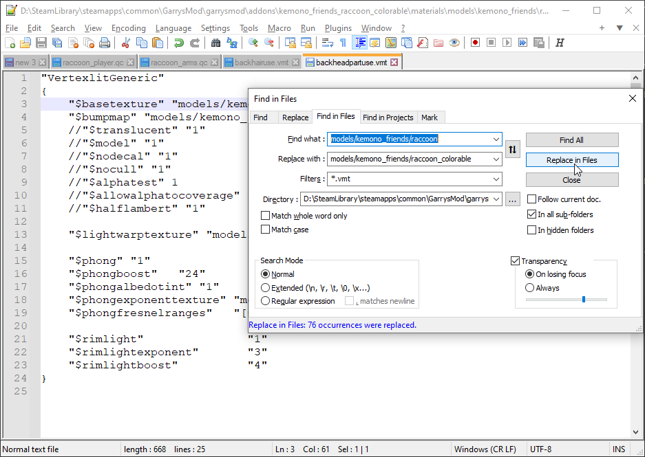 3) Recompiling Model - fgrg2801/gmod-colorable-playermodels GitHub Wiki