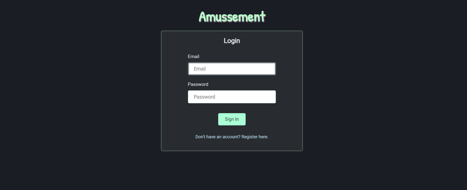 Login Page