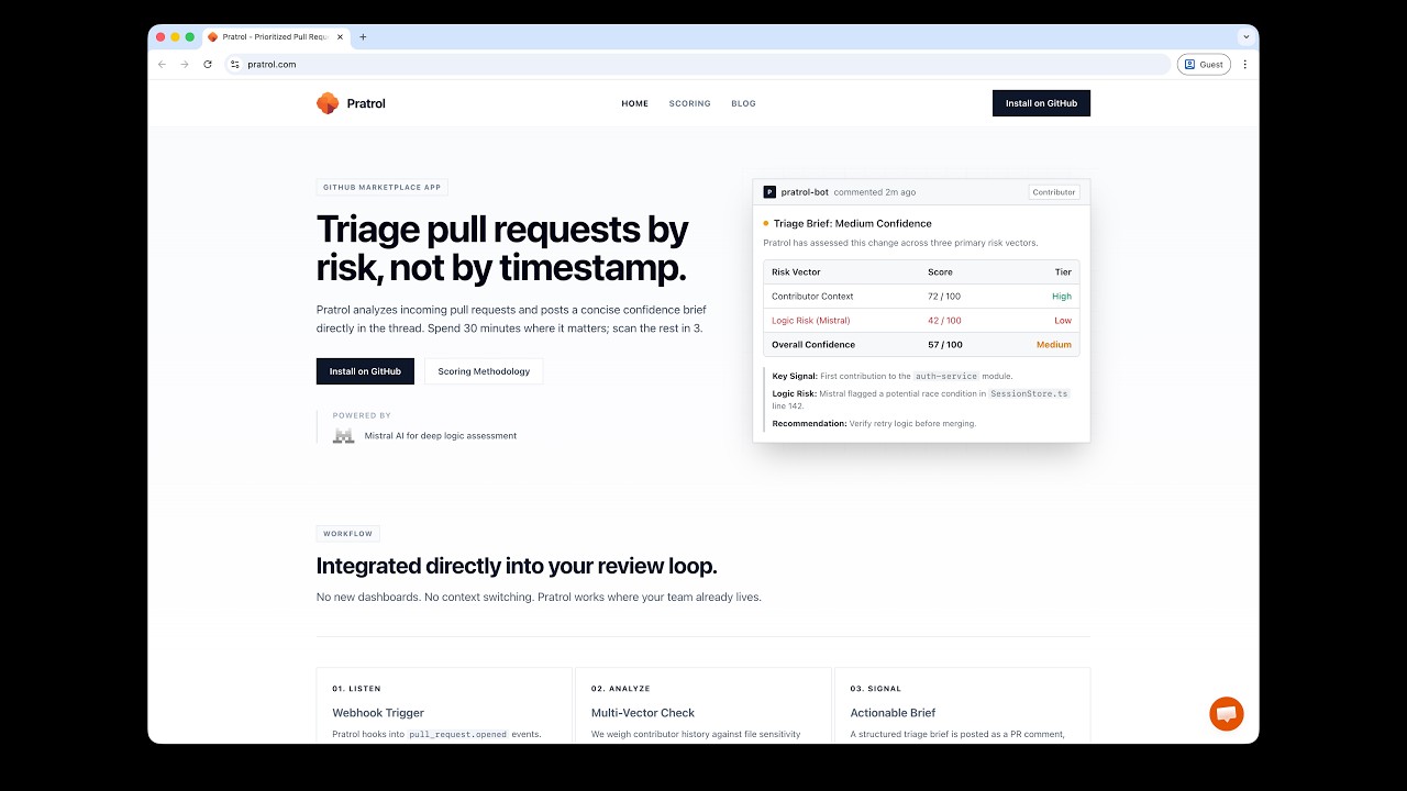 Watch the Pratrol presentation