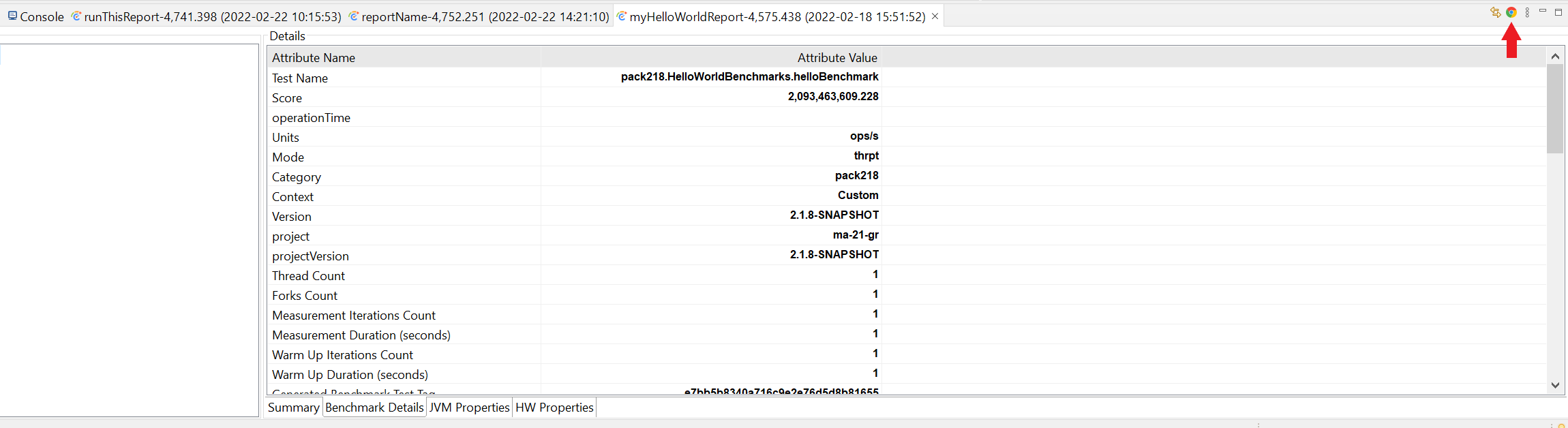 Open report on CyBench's website