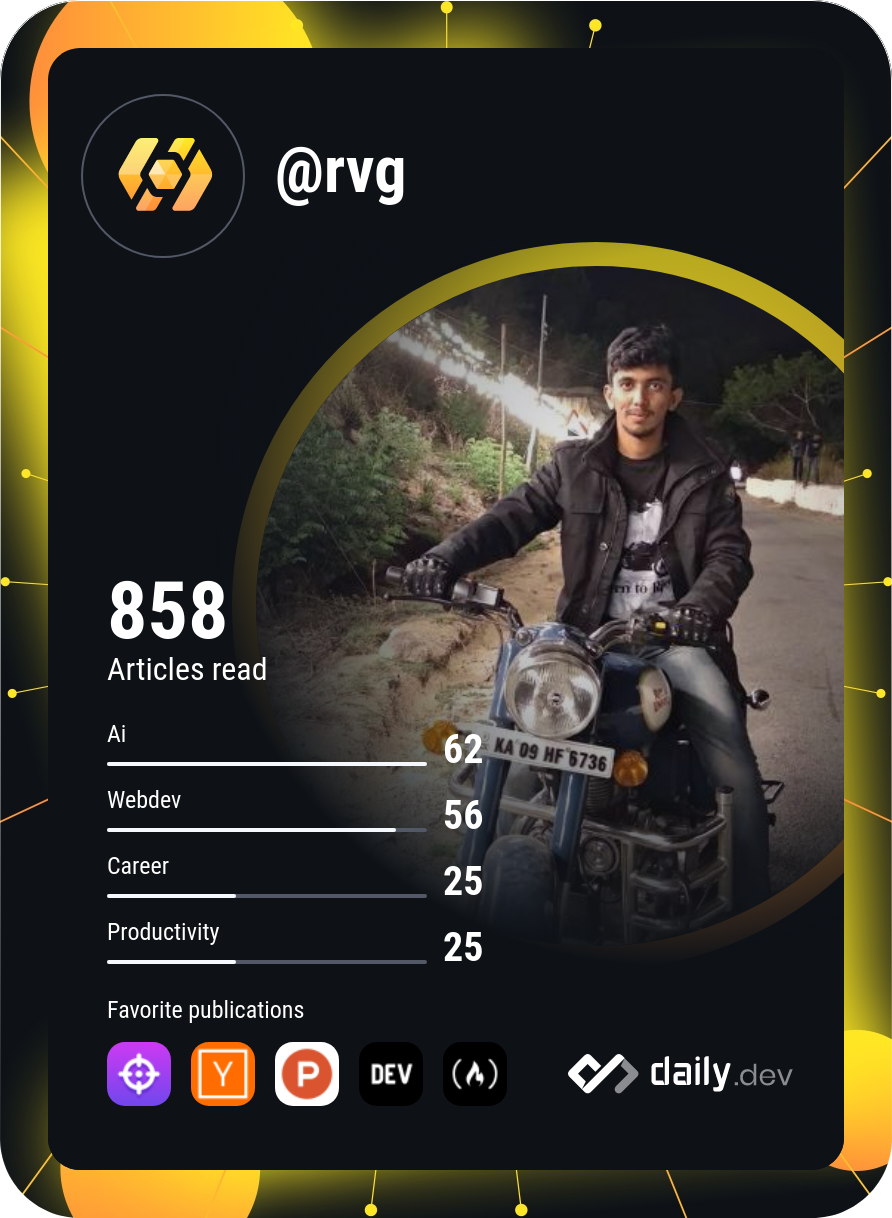 Rajath Gowda's Dev Card