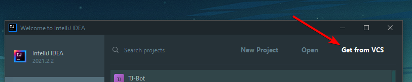 Get from VSC IntellIJ UI