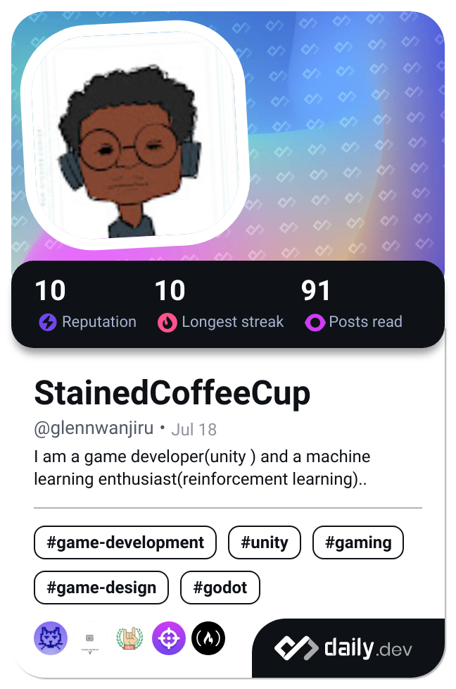 StainedCoffeeCup's Dev Card