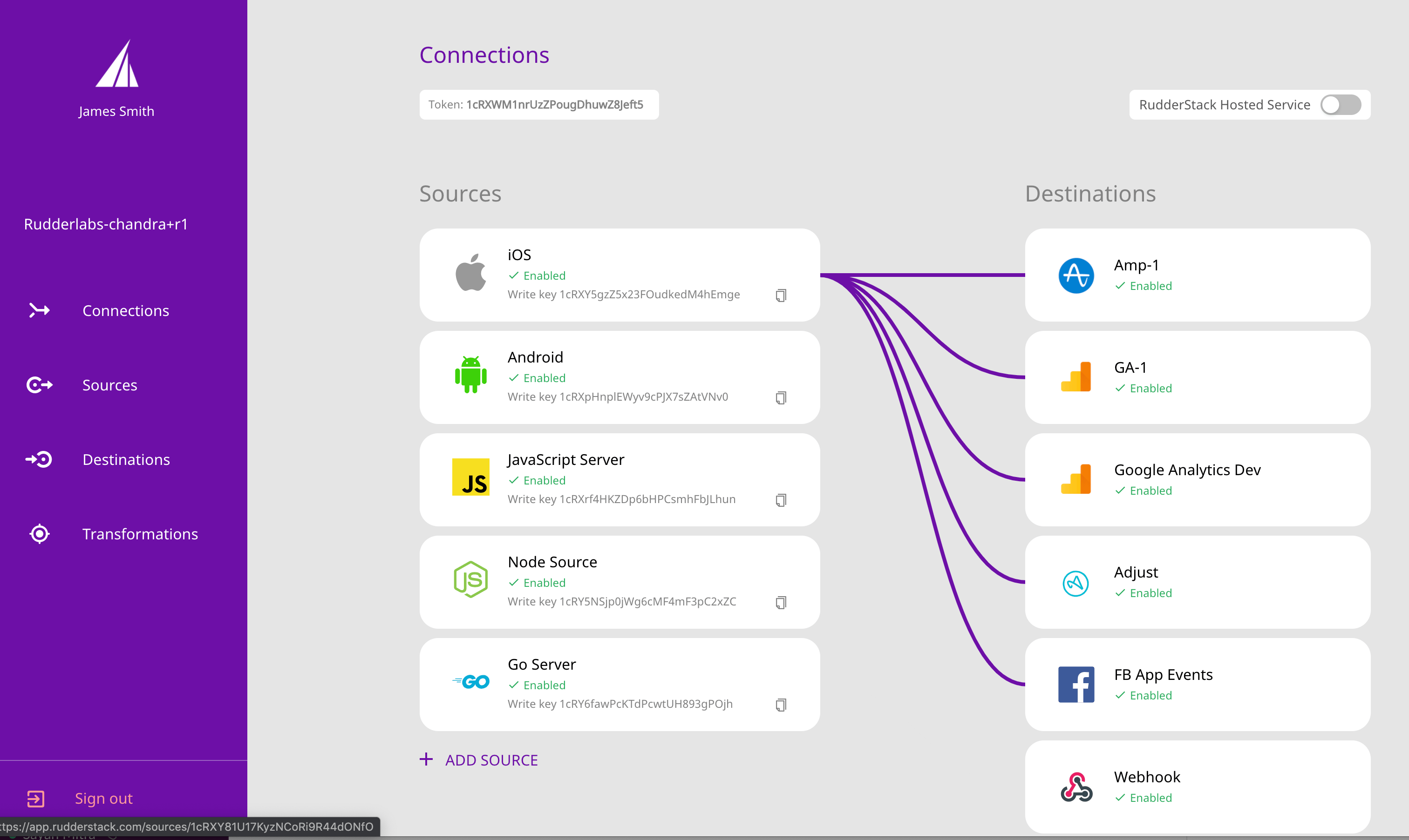 Connections Page