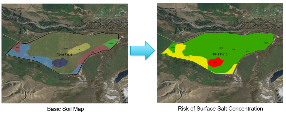 Example: Map data is processed in the background