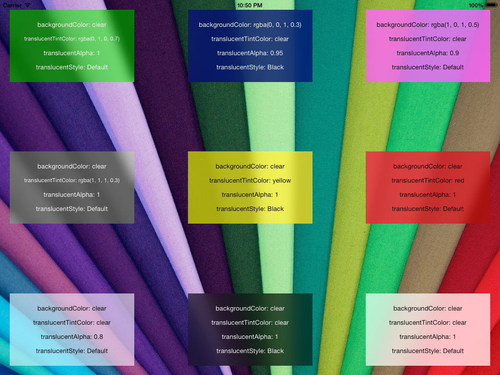 ILTranslucentView_examples