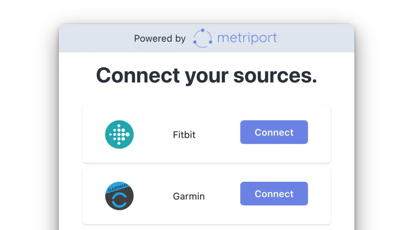 connect widget