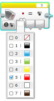 Lego sensor colors