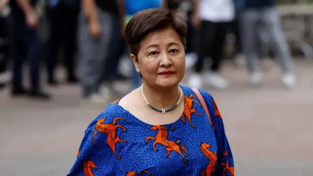 Helena Wong Pik-wan arrives at the West Kowloon Magistrates' Courts building, before the verdict of the 47 pro-democracy activists charged under the national security law, in Hong Kong, China, May 30, 2024. REUTERS/Tyrone Siu