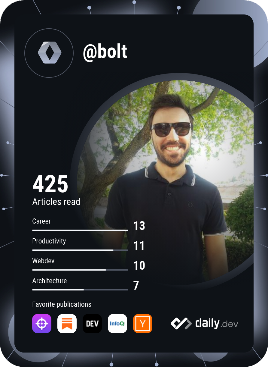 David's Dev Card