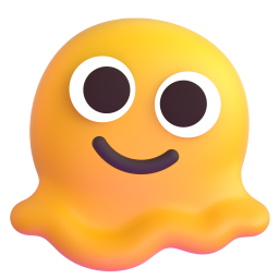 melting face emoji (3D, WebP)