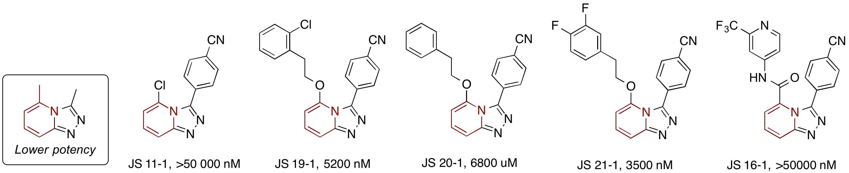  [1,2,4]triazolo[4,3‐a]pyridine series