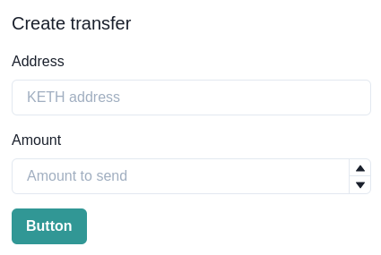 Create transfer