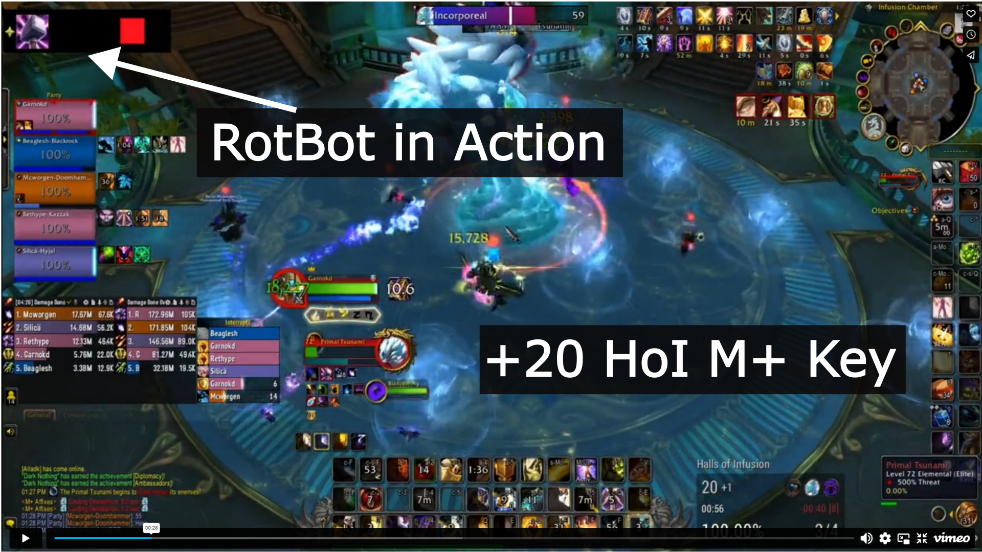 RotBot Showcase M+