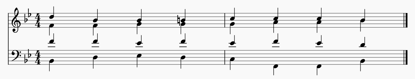 Four-part harmony