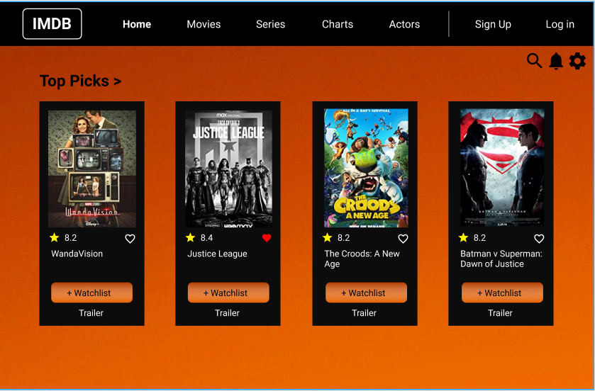 Homepage Prototype