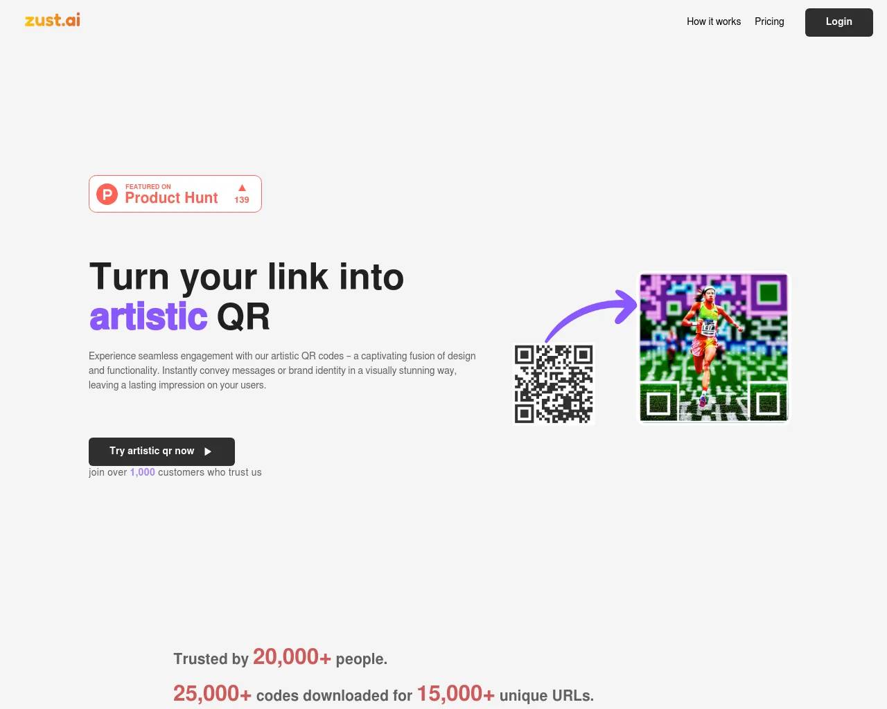 Creative QR codes using AI