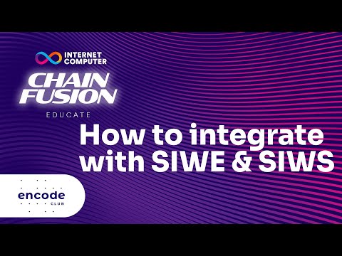 Integrating with SIWE & SIWS