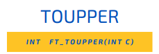 toupper