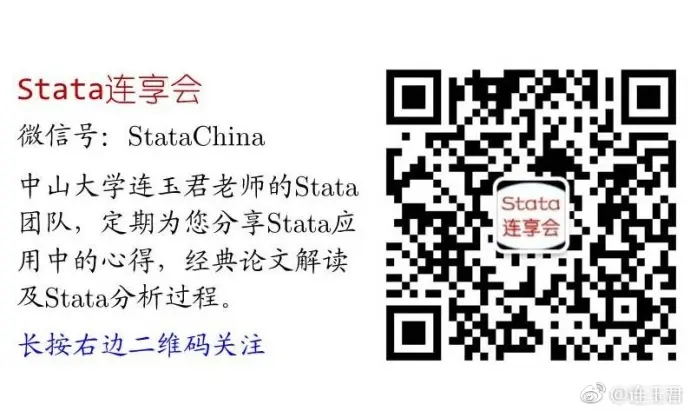 Stata连享会二维码