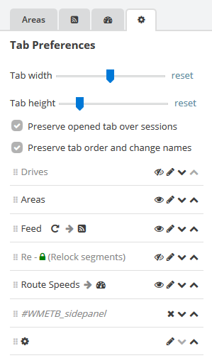 Tab Manager tab rearrangement