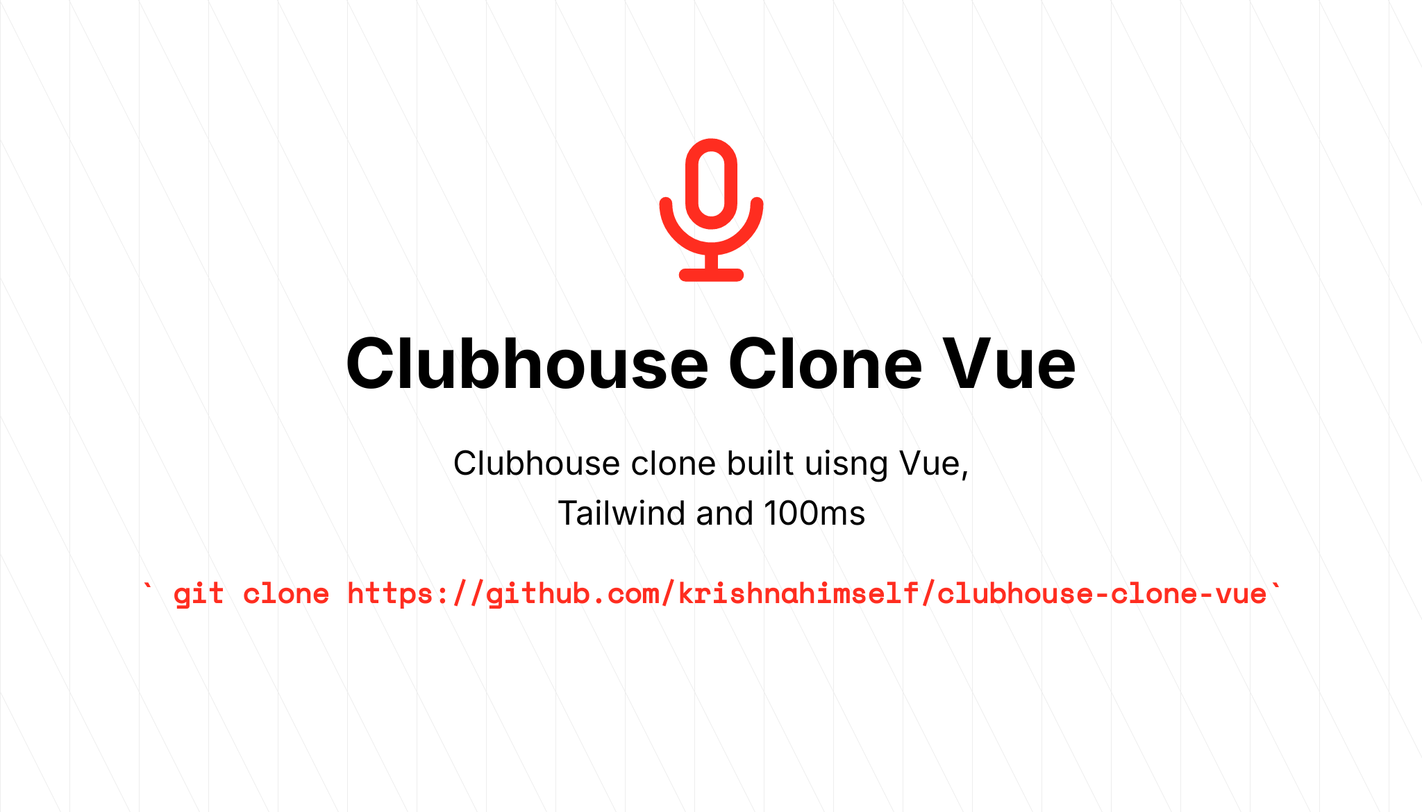 Clubhouse Clone Vue