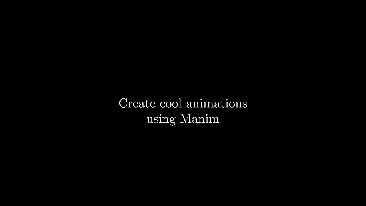 GitHub - TannerGilbert/Manim-Examples: Examples on how to use Manim ...