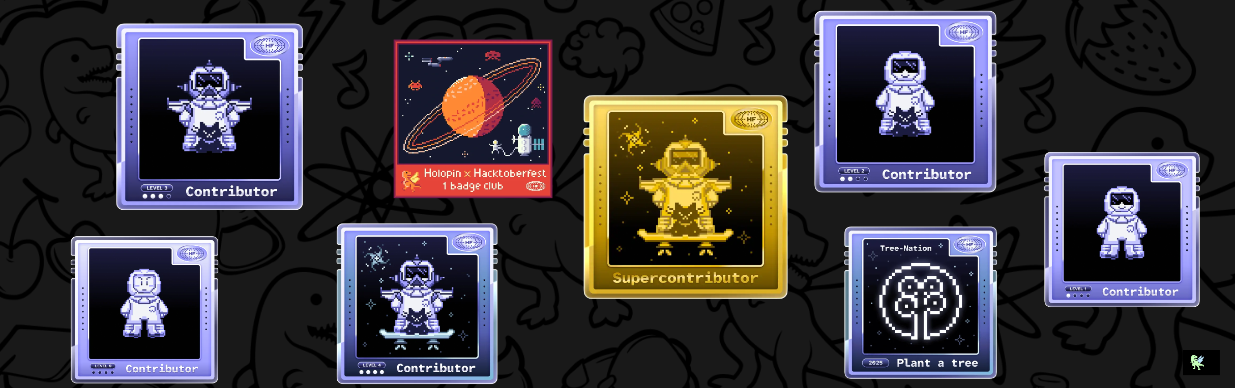 An image of @codewithdhruba01's Holopin badges, which is a link to view their full Holopin profile
