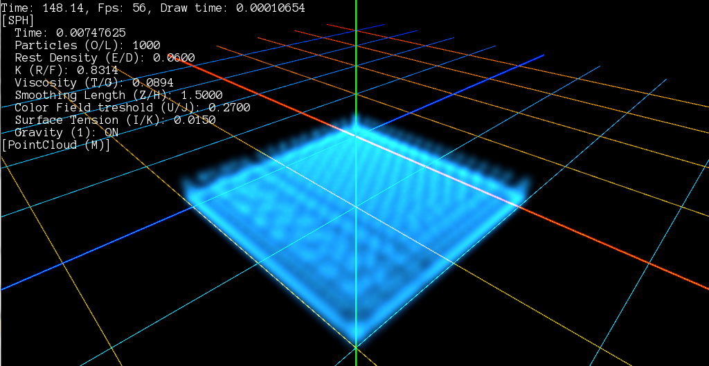 Point cloud fluid