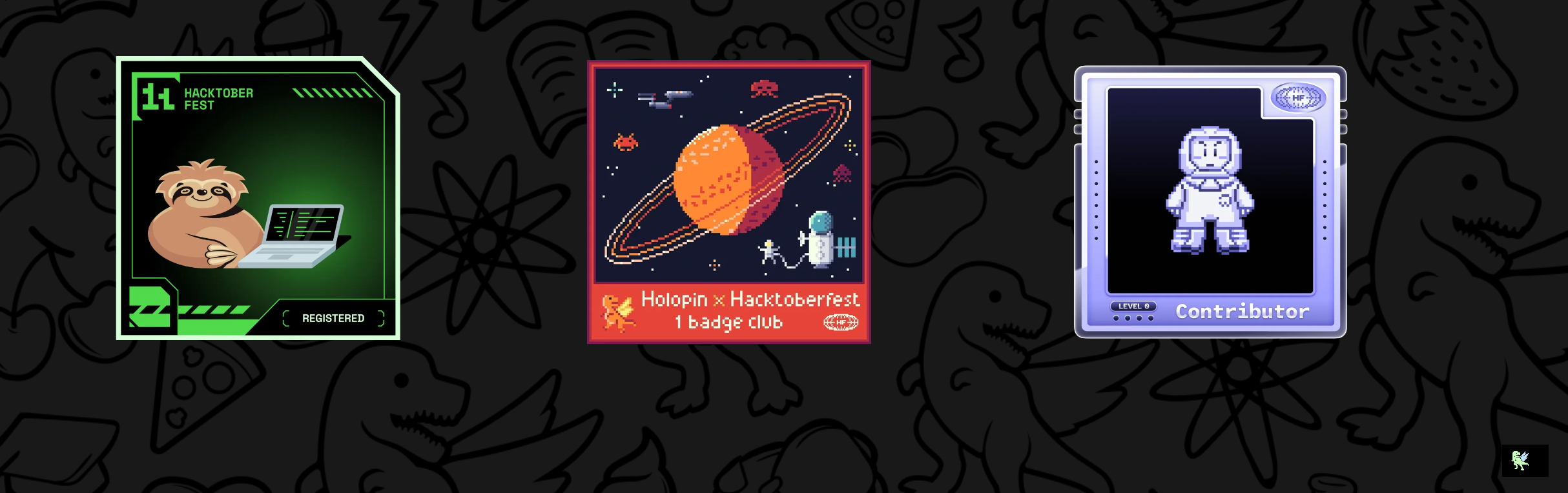 An image of @divyaanshuagrawal's Holopin badges, which is a link to view their full Holopin profile