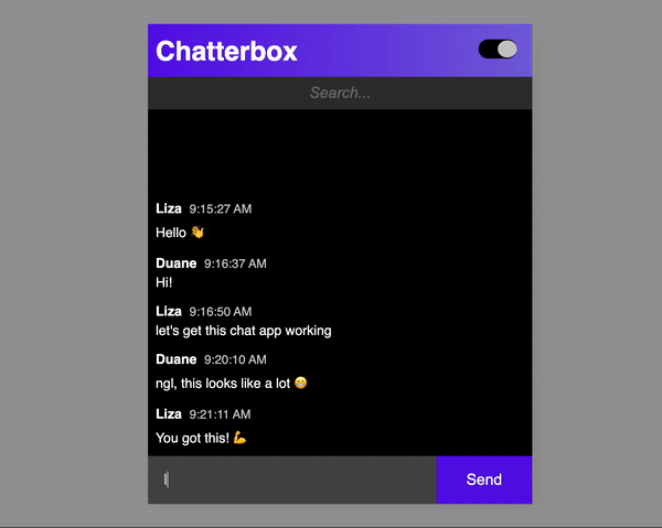 Chatterbox demo