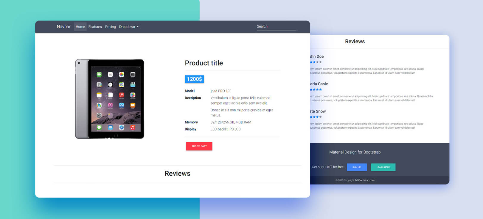 Material Design for Bootstrap