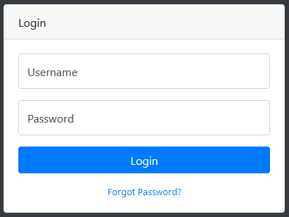 Image of Login Page