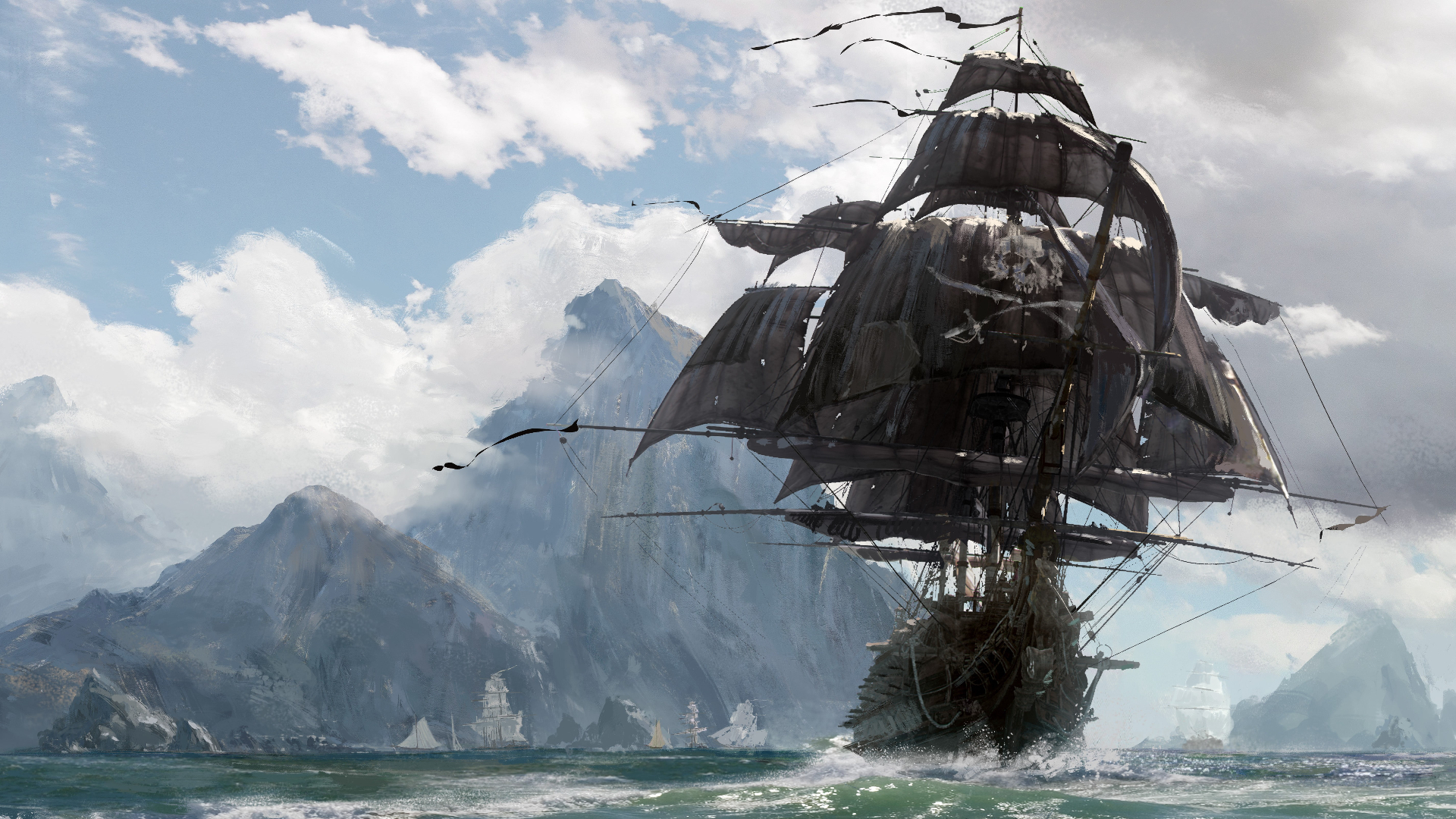 Black Beard Ship