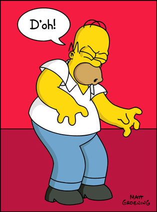 homer simpson doh