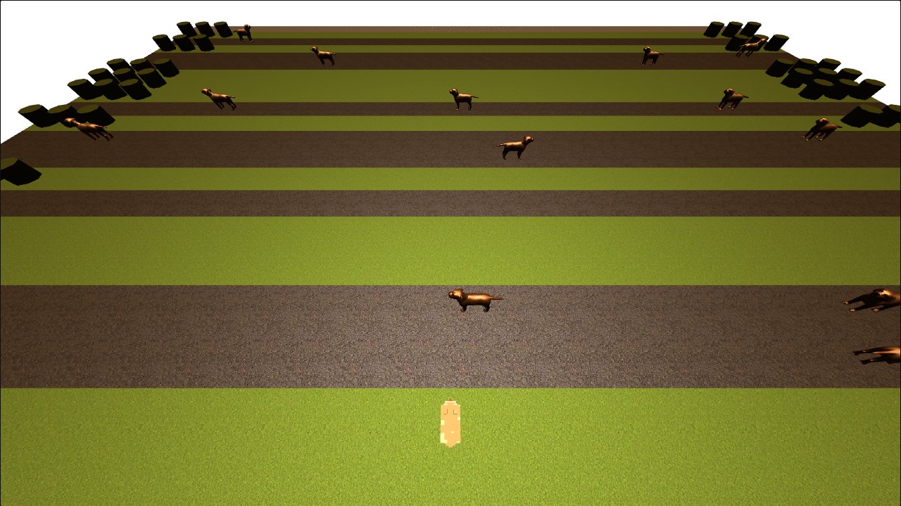 GitHub - AhmedHisham552/CrossyRoad: A Clone of Crossy Road game ...