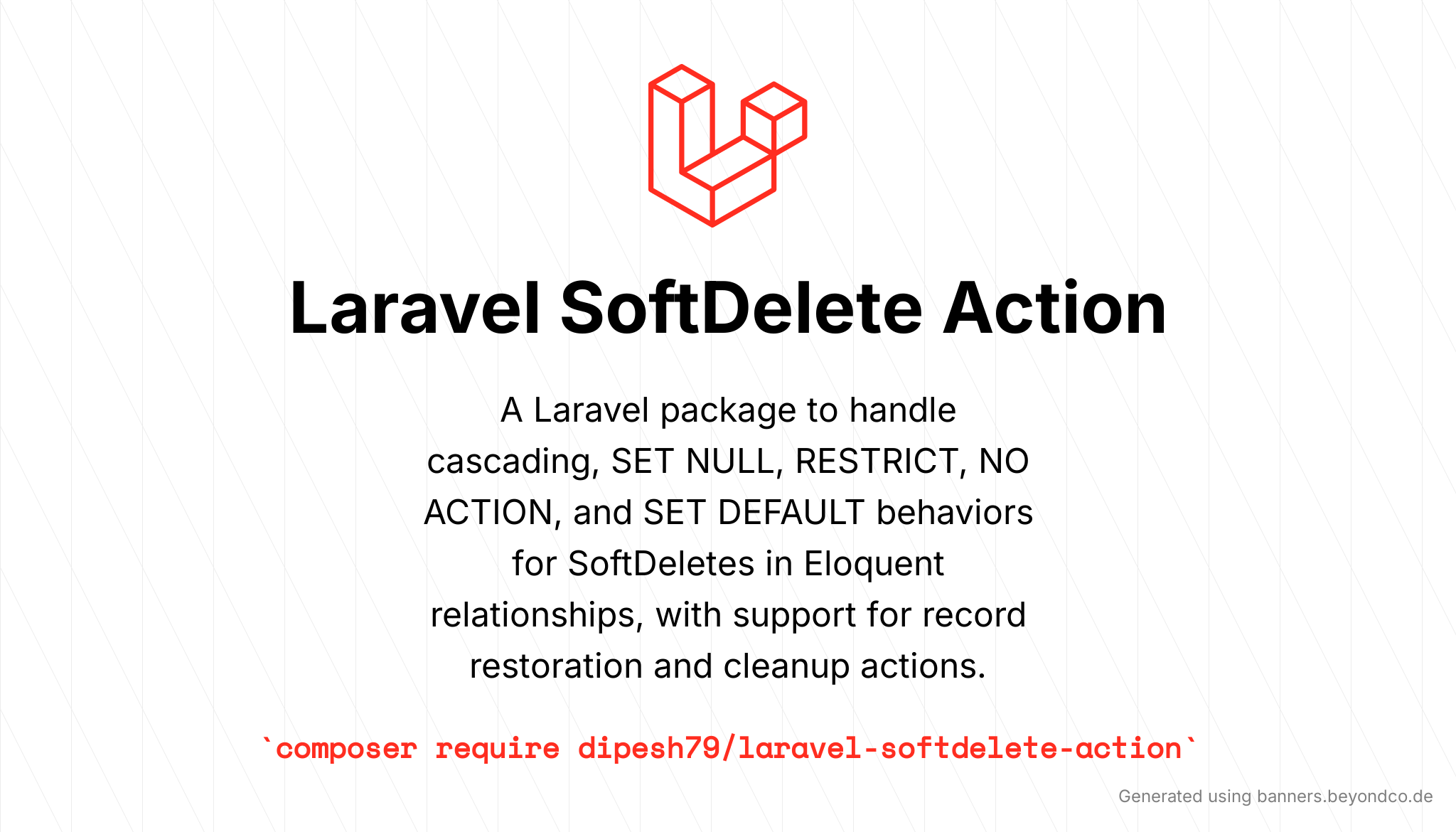 Laravel SoftDelete Action