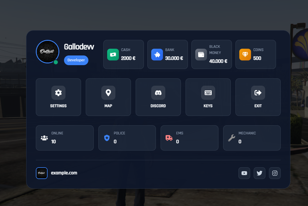 GitHub - galloodevv/Gallo_PauseMenu: Fivem Script PauseMenu With UI ...